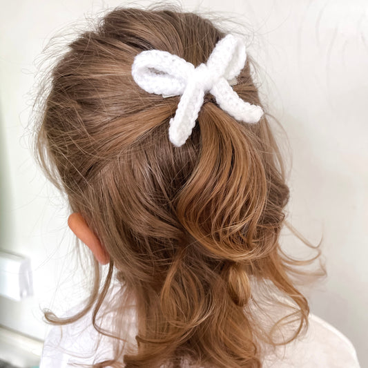 White Florence bow