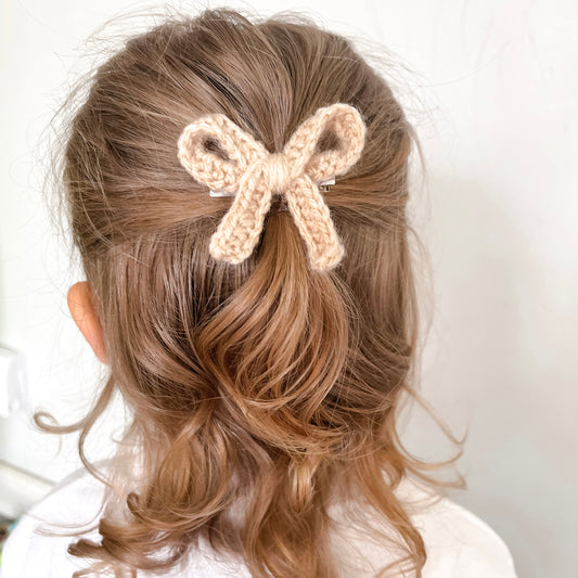 Beige Florence bow